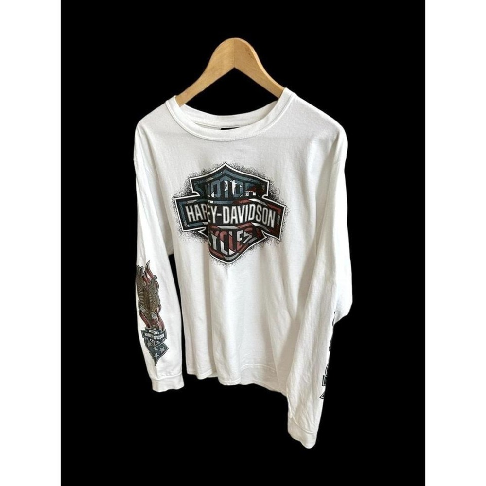 Men's Harley Davidson Long Sleeve Shirt 2020 Sz Medium/Large Eagle